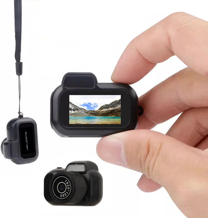 Compact 1080P Mini Keychain Camera - Capture Life's Moments with a Thumb-Sized Camcorder for Students and Kids